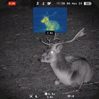 Pulsar Symbion DXR50 LRF Multispektral Fernglas