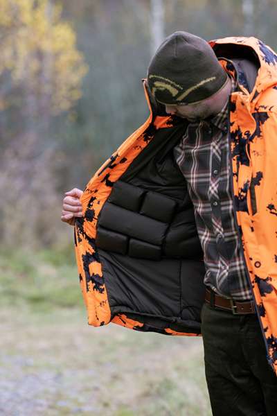 Blaser Jagdjacke Daunen Janus blaze orange camo