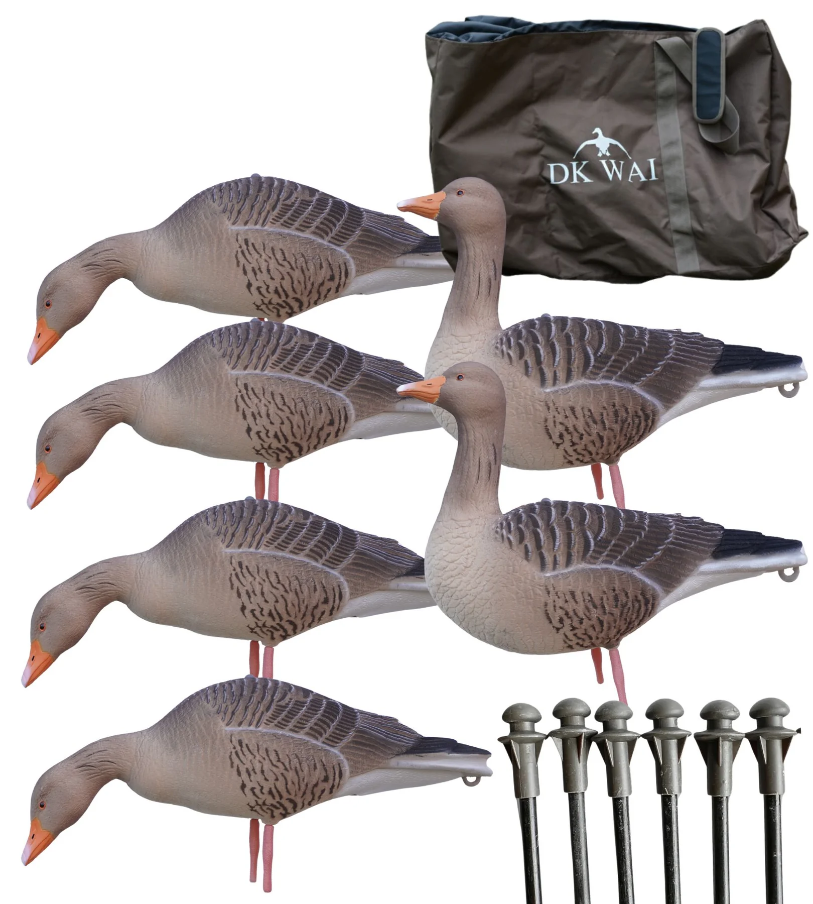 DKWAI Supreme Lightweight Lockgänse Set mit Tasche