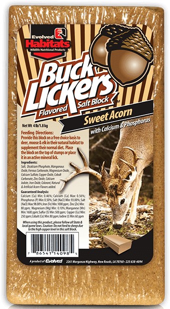 Evolved Buck Lickers Acorn Salt Block